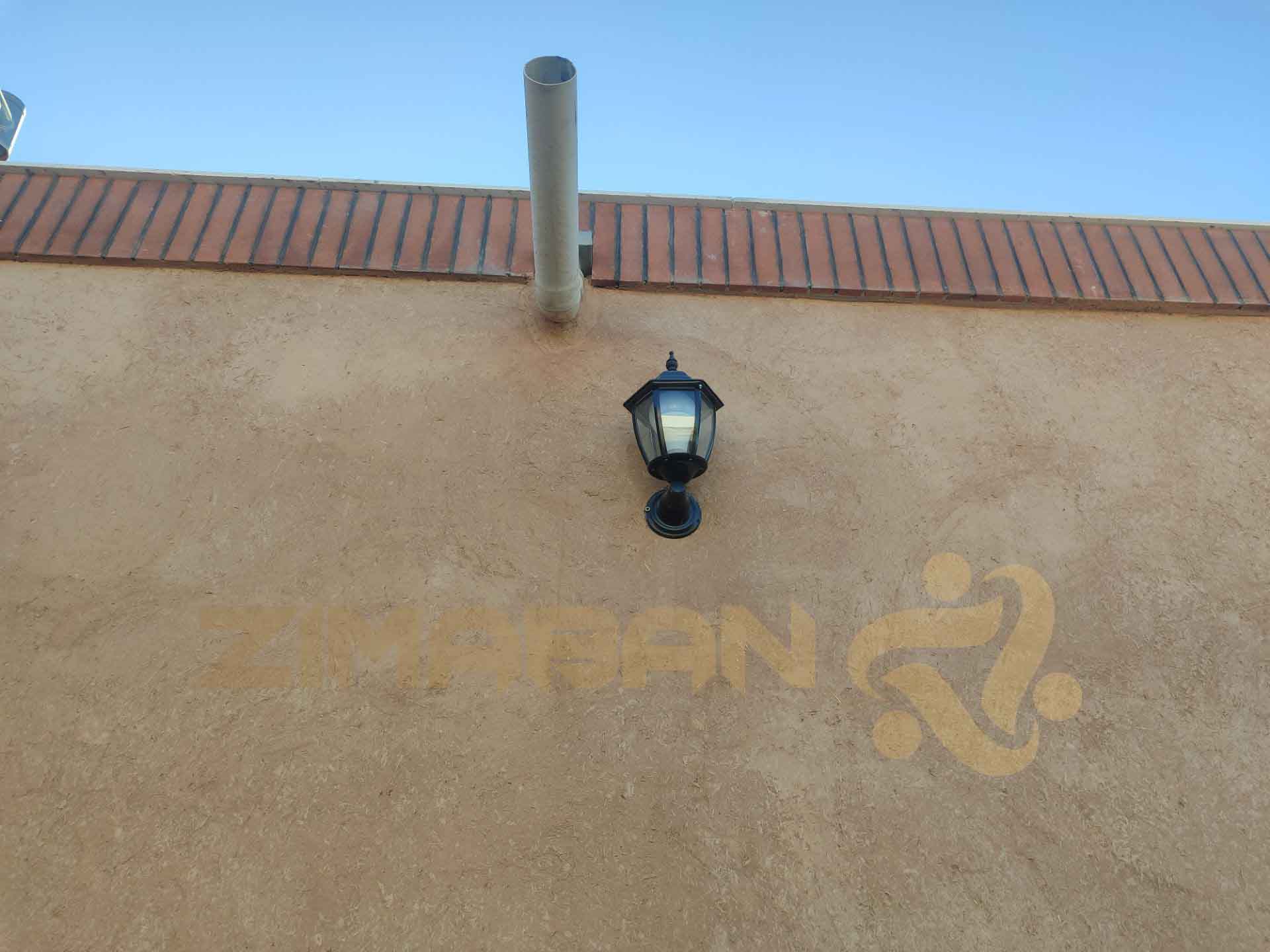 اجرای کاهگل آماده زیمابان برای نمای سنتی ساختمان